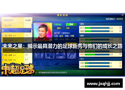 未来之星：揭示最具潜力的足球新秀与他们的成长之路